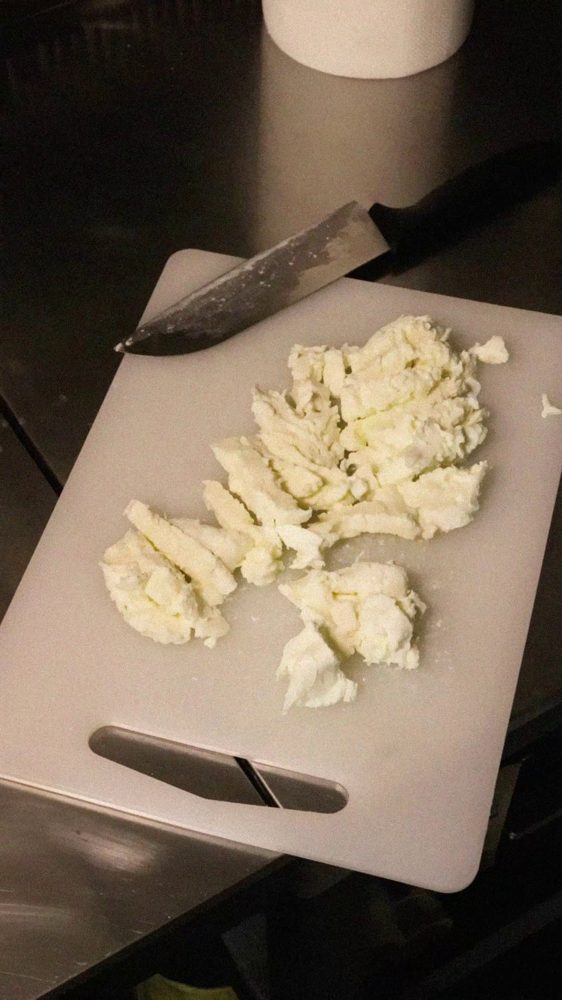 Fior di latte na desce